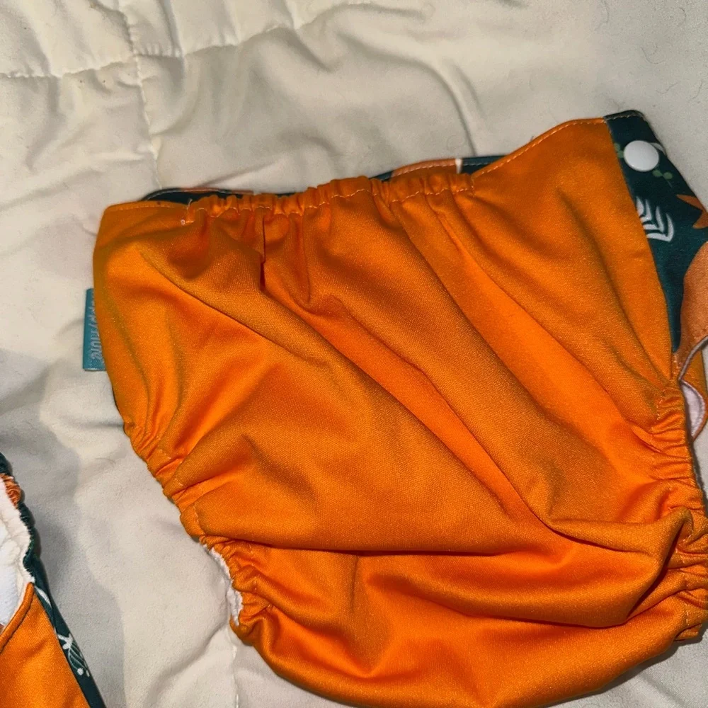 Happy Flute reusable cloth pocket diapers x2